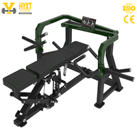Máquina de Press de Pecho Plana HUANYU - Entrenador de Fuerza de Acero Duradero para Uso Comercial con Peso Máximo de Usuario de 270 kg, Modelo A951 150 kg