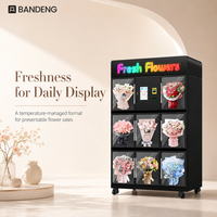 BANDENG 6510XH 10T - Gabinete Expendedor de Ramos de Flores Frescas con Almacenamiento Refrigerado de 4°C a 25°C para Configuración Específica de Proyecto