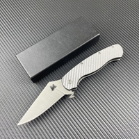 Couteau de randonnée de chasse Edc extérieur personnalisable couteau pliant de survie de défense de camping