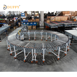 Ağır galvanizli davul otomatik paslanmaz makaralı konveyör sistemi motorlu ayarlanabilir hız makaralı konveyör - Product Image 3