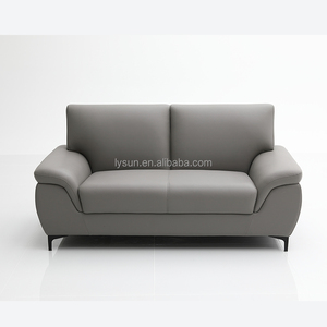 Sofá ejecutivo de cuero para oficina, muebles de área de recepción de fábrica, sala de espera - Product Image 5