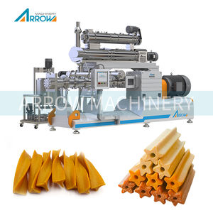 Machine extrudeuse à grande capacité 380V 55kw pour la fabrication de bâtonnets de viande à mâcher pour chiens, pompe à engrenages neuve pour moteur de nourriture pour animaux de compagnie - Product Image 2