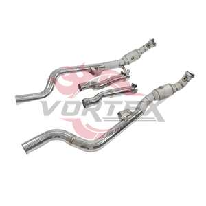 Tubo de Escape de Acero Inoxidable Vortex de 1.5 mm con Acabado Espejo para Mercedes Benz W218 SL63 - Product Image 2