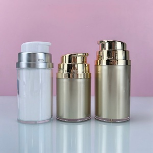 Envase de Crema Cosmética de Lujo Fácil de Usar, 15g 30g 50g, con Bomba sin Aire, Recargable, de Plástico, Dispensador de Crema - Product Image 1