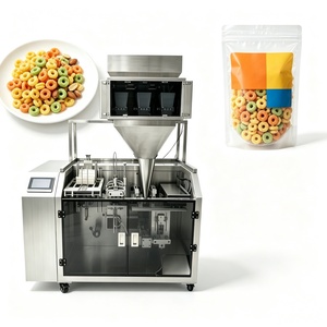 Machine d'emballage automatique de sachets Doypack multifonction pour aliments, riz, céréales, grains de café, granulés, pour les petites entreprises - Product Image 1