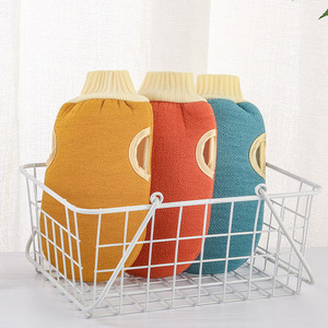 Nuevo Set de 3 Piezas para Limpieza de la Piel: Toalla Exfoliante, Cinturón de Baño para Frotar la Espalda y Guante Suave para Ducha - Product Image 4