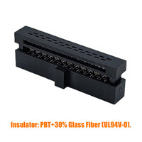 Conector de Cable Plano IDC de 24 Pines y 1.27mm