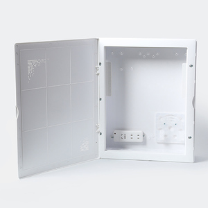 FTTH Home Information Box <b>Plastic</b> Steel Multimedia Enclosure <b>Wall</b> Flush Mount Customizable Wiring Distribution <b>Panel</b> POE IP30 - Product Image 3