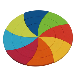 CH009 Cầu Vồng Khối Chất Liệu Montessori Đồ Chơi Bằng Gỗ Montessori Giáo Dục Thiết Bị Khối - Product Image 5