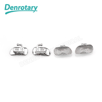 Tubes buccaux orthodontiques convertibles en acier inoxydable pour soins bucco-dentaires, adhésibles, pour 1ère molaire, taille 0,022''/0,018'', lot de 4