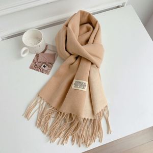 Nuevo Chal de Invierno Versátil y Moderno de Doble Cara para Mujer, Bufanda Larga y Cálida Tipo Cachemira con Borlas YHK0057 - Product Image 2