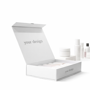 กล่องบรรจุภัณฑ์น้ำหอมแบบพับได้หรูหราพร้อมแม่เหล็ก กล่องของขวัญกระดาษแข็งพิมพ์โลโก้ตามสั่ง สำหรับแบรนด์ความงาม - Product Image 1