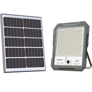 מוצרים חדשים <span class=keywords><strong>Led</strong></span> מבול אורות 100W Focos Solares 400W Projecteur Solair 300W חיצוני הארה 600 שמש אור עם מצלמה Ip67