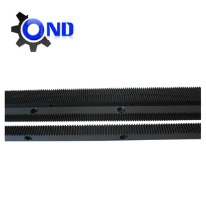 DIN7 oxit màu đen 1045 thép mô-đun 1 bánh răng thẳng và giá trong kho - Product Image 3