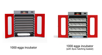 Motor de Bandeja para Incubadora de Huevos Automática de Gran Productividad y Gran Tamaño, 220V, para Uso Agrícola, Capacidad para 1000 Huevos, 99% de Incubación