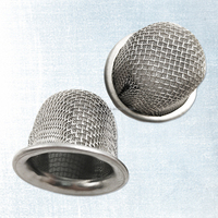 Filter Jaring Kawat Baja Tahan Karat 304 316 Kustom / Saringan Jaring Bentuk Kubah untuk Filtrasi Mesin