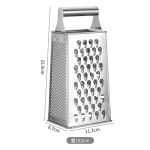 Râpe à quatre faces multifonctionnelle en acier inoxydable pour couper les <span class=keywords><strong>légumes</strong></span> <span class=keywords><strong>et</strong></span> les <span class=keywords><strong>fruits</strong></span> avec gingembre <span class=keywords><strong>et</strong></span> ail pour votre tour de cuisine - Product Image 6