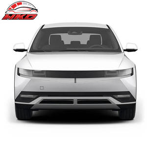 Alfombrillas para Hyundai Ioniq 5 4DR 22-24, delanteras y traseras, de terciopelo, 4 piezas - Negro - Product Image 2