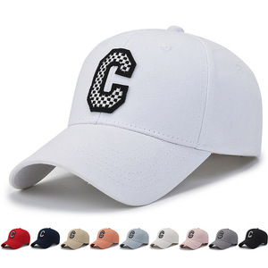 Cappellino da Baseball in PVC Personalizzato Stile Hip-hop, Traspirante, con Logo Lettera <span class=keywords><strong>C</strong></span>, Unisex, per Tutte <span class=keywords><strong>le</strong></span> Stagioni, Ideale per Escursionismo - Product Image 1