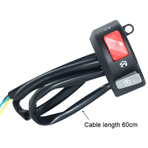 12v אופנוע מתגים 7/8 "22 מ" מ handlebar הר ערפל אור פנס על התחלה להרוג מתג - Product Image 3