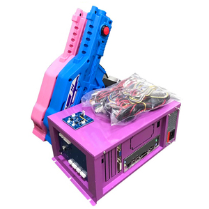Mini Macchina Arcade <span class=keywords><strong>4</strong></span> in 1 con Gioco di Parole Giapponese, Kit PCB con Pistola, Scheda Madre ABS 220V, Simulatore di Tiro a Gettoni - Product Image 1