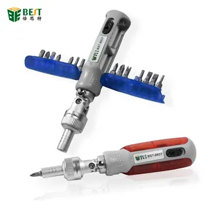 BST-8937 Precision Ratchet Screwdriver Combo Set Multifunctional Telescopic Screwdriver Household Appliance Repair Manual Tool