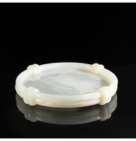 SAIDKOCC Moderne Nieuwe Chinese Stijl Creatieve Marmeren Schaal Fruitplateau Woonkamerdecoratie Esthetisch Elegant Op Maat