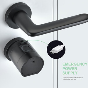 สำหรับบลูทูธ TTlock/Tuya ระบบล็อคประตูอิเล็กทรอนิกส์อัจฉริยะแบบดิจิตอล พร้อมลายนิ้วมือและรหัสผ่าน สำหรับประตูไม้และประตูเหล็ก - Product Image 5