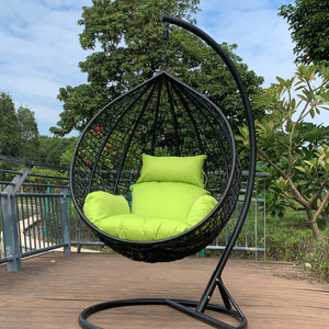 Patio Swing Porch Balcony Outdoor Hanging Rattan Double <strong>Egg</strong> Garden Patio Swing Hanging <strong>Chair</strong> <strong>Out</strong> <strong>Door</strong> Indoor Garden Furniture - Product Image 4