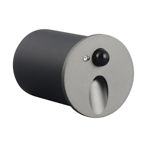 センサー付きモダンな凹型装飾階段ステップライトIP20 3000K屋内LEDアルミニウムスクエア/丸足照明PC - Product Image 2