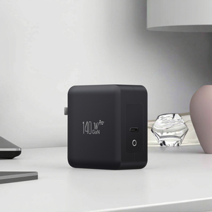 OEM chúng tôi cắm duy nhất USB-C Loại C PD gan nhanh chóng sạc khối 140W cho Apple MacBook máy tính xách tay qc5.0 PD 3.1 LED hiển thị tường sạc - Product Image 1