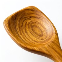 Ensemble complet d'ustensiles de cuisine en bois d'acacia 15 pièces – Spatules, cuillères et fouet de qualité supérieure pour casseroles antiadhésives et cuisson intensives