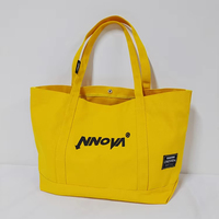 Tas Tote Kapas Ramah Lingkungan Kapasitas Besar untuk Pantai, Fashion Outdoor, Cocok untuk Bepergian atau Pelajar