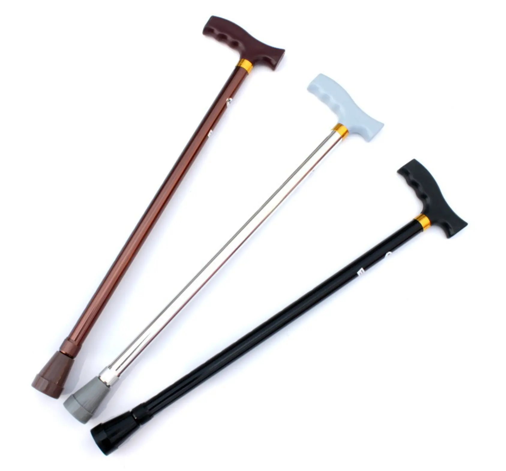 조정가능한 걷는 지팡이 노인을 위한 강철 걷는 지팡이 지팡이 지팡이