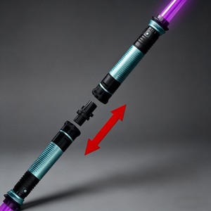 <span class=keywords><strong>Sabre</strong></span> lumineux LED à double tête Nouvelle musique Epée de Noël en plastique pour les fêtes et les décorations - Product Image 5