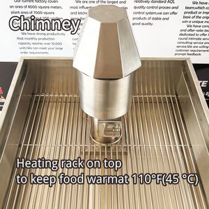 فرن شواء تجاري للشواء المشوي شواء من الفولاذ المقاوم للصدأ ، فرن شواء للفحم - Product Image 5