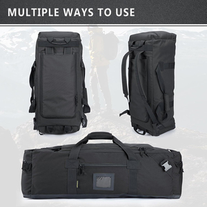 Personalizado de gran capacidad Camo <span class=keywords><strong>60L</strong></span> 90L Tote Duffel Bag para hombres Ropa Viajes al aire libre Camping Senderismo Yoga Deportes Mochila de hombro - Product Image 3