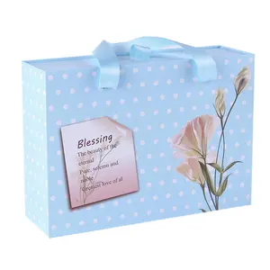 Beautiful Gift Box Custom Paper Boxes for Candy/Cup Packing Box with White Dots