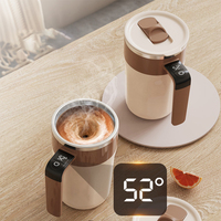 Tasse à café auto-mélangeuse intelligente en acier inoxydable par sublimation, avec agitation magnétique électrique automatique