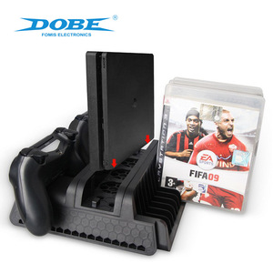 <span class=keywords><strong>DOBE</strong></span>-Soporte multifunción TP4-882 para <span class=keywords><strong>PS4</strong></span> <span class=keywords><strong>Slim</strong></span> Pro, ventilador de refrigeración, base de carga, soporte de disco - Product Image 6