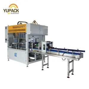 Fully Automatic Robotic Drop Carton Case Packer For Bottle Box Tank
