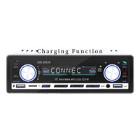 20158 double bouton de réglage du volume double U fonction de charge rapide FM/USB/TF petite carte/AUX voiture MP3 lecteur BT