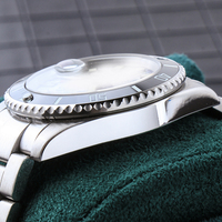 Logo sur mesure montre automatique pour hommes NH35 montres mécaniques saphir cristal étanche en acier inoxydable hommes montres