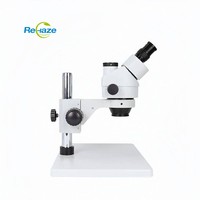 REHAZE Lab Trinocular Compound Stereo Microscope 10x Eyepiece 1080p HD LED Display Auto Focus IP53 with External Display Support