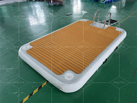 Quai de ponton flottant gonflable en gros quai flottant gonflable plate-forme quai flottant gonflable