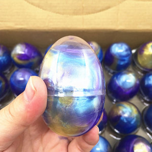 Custom Fluffy Kids Starry Sky <b>Egg</b> Putty Slime Kit Tactile Visual Experience Stress Relief <b>Toy</b> Easter Basket Stuffers Ages 5+ - Product Image 5