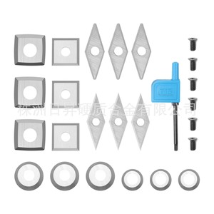 Carbide Turning <b>Tool</b> Set For Wood Lathe Manual External Turning MG18 Hardness 75-85 HRC Round Shape - Product Image 1