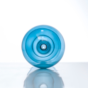 Minimalist Blue Glass <strong>Candle</strong> <strong>Holder</strong> For Wedding Party Home Decor - Product Image 5