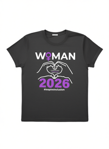 Camiseta del Día Internacional de la Mujer 2026 para mujer, camiseta de algodón de manga corta con cuello redondo y gráfico feminista, estilo informal - Product Image 1