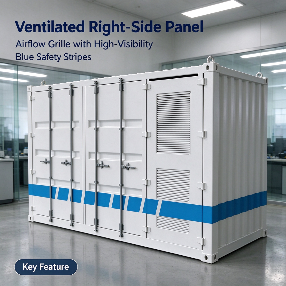 Containerized Modular Industrial Enclosure with Multi-Door Access ...